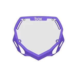 Box Two Number Plate Large - Purple